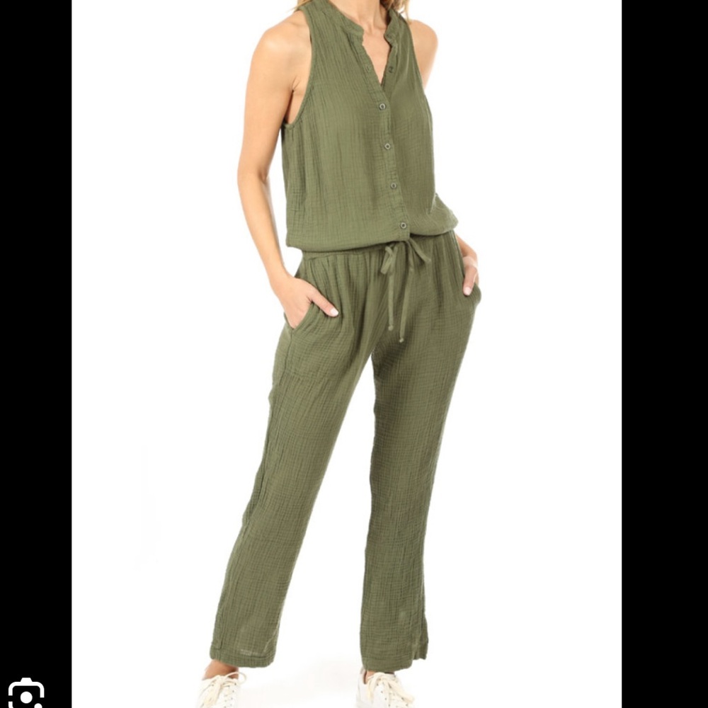 Bella Dahl Straight Leg Jumpsuit NWT